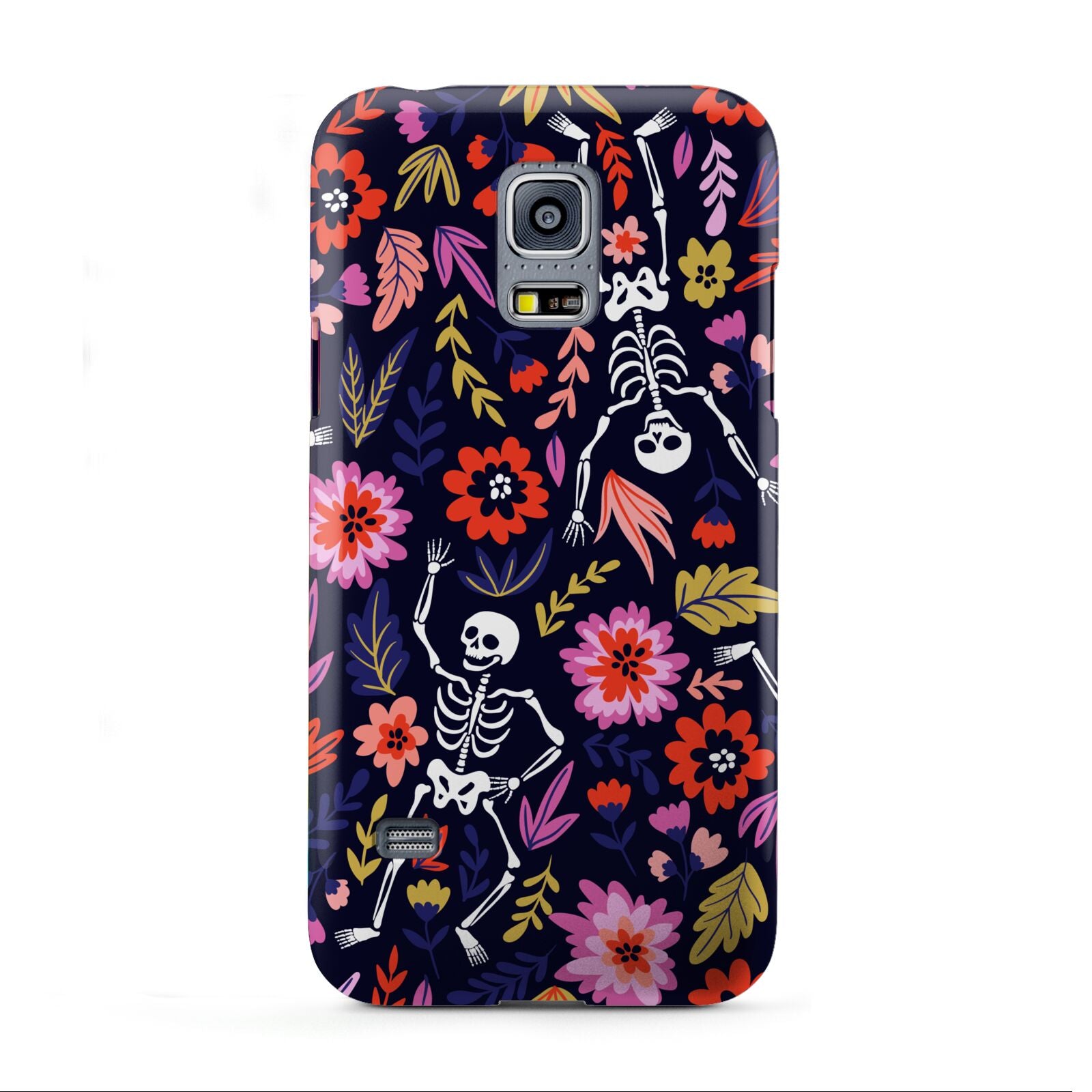Floral Skeleton Samsung Galaxy S5 Mini Case
