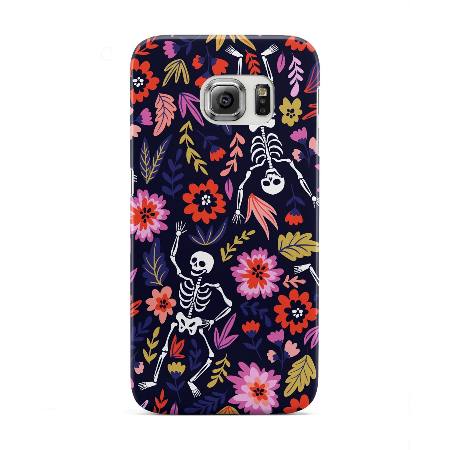 Floral Skeleton Samsung Galaxy S6 Edge Case