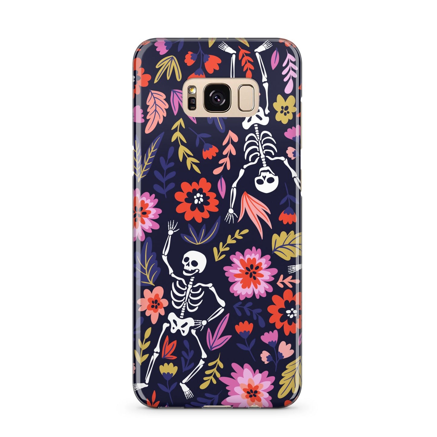 Floral Skeleton Samsung Galaxy S8 Plus Case