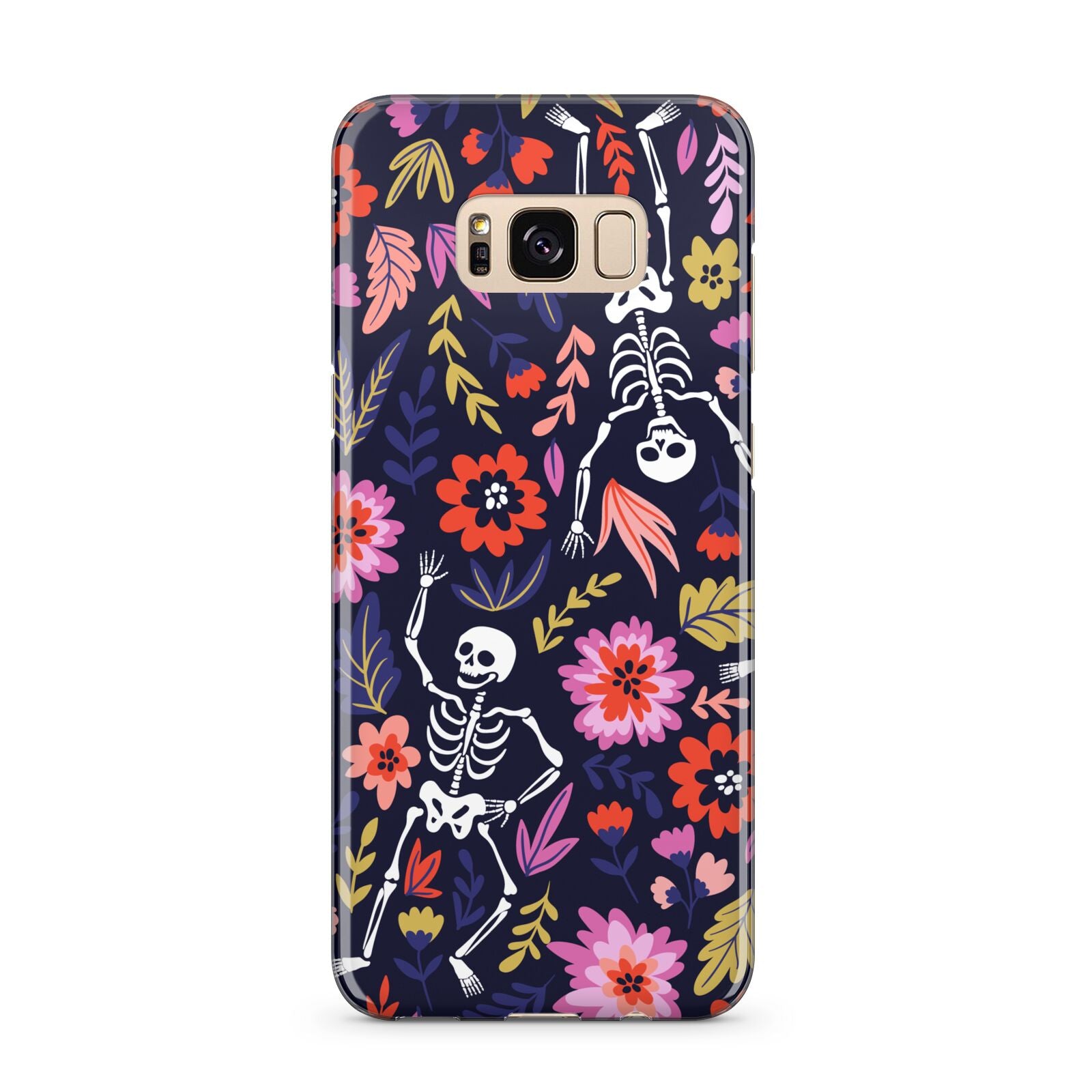 Floral Skeleton Samsung Galaxy S8 Plus Case