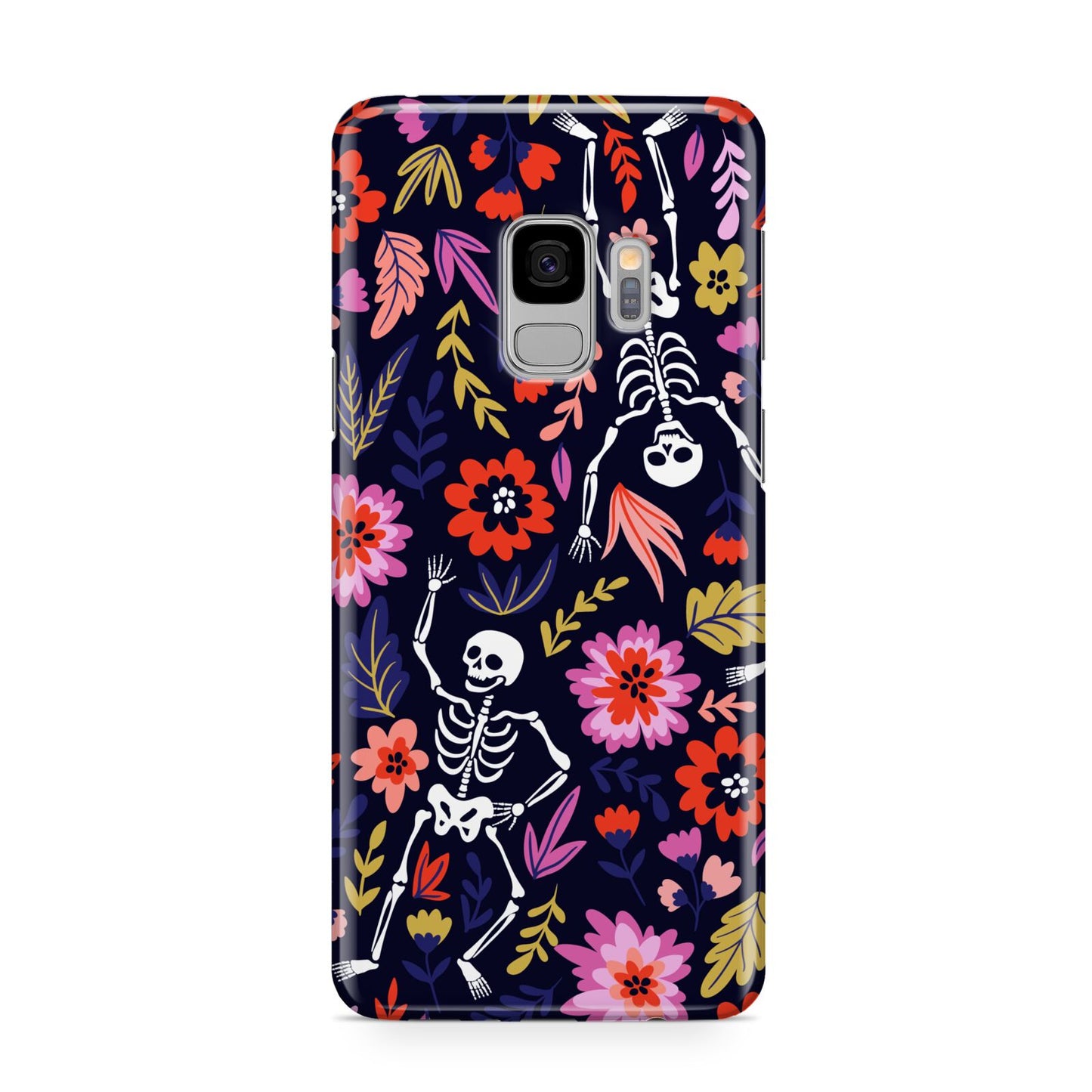 Floral Skeleton Samsung Galaxy S9 Case