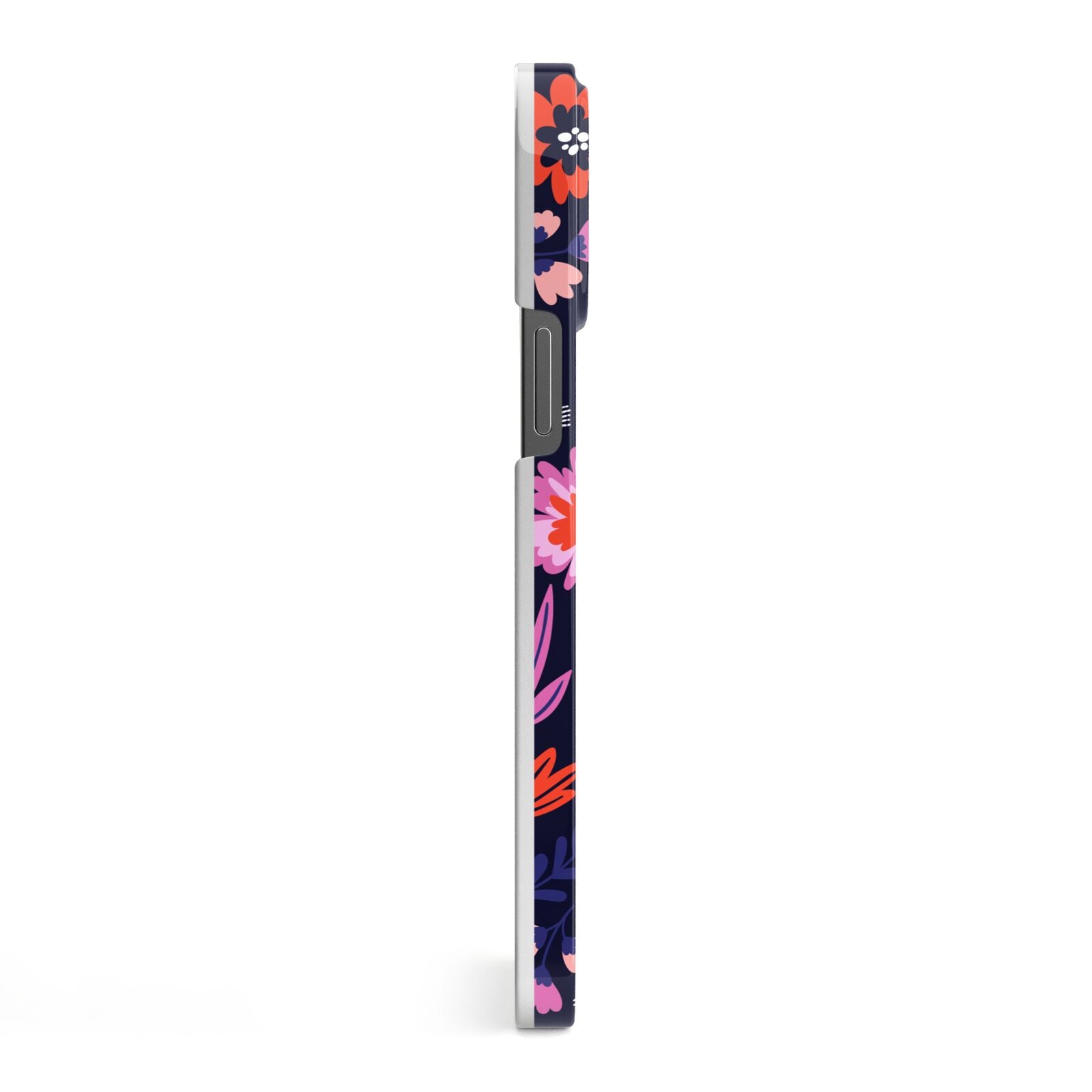 Floral Skeleton iPhone 13 Pro Max Side Image 3D Snap Case