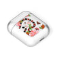 Floral Snake AirPods Case Laid Flat