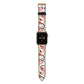 Floral Snake Apple Watch Strap with Gold Hardware