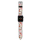 Floral Snake Apple Watch Strap with Space Grey Hardware