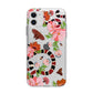 Floral Snake Apple iPhone 11 in White with Bumper Case