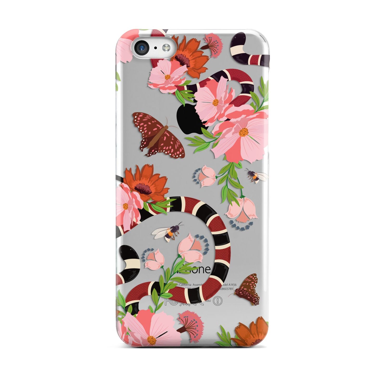 Floral Snake Apple iPhone 5c Case