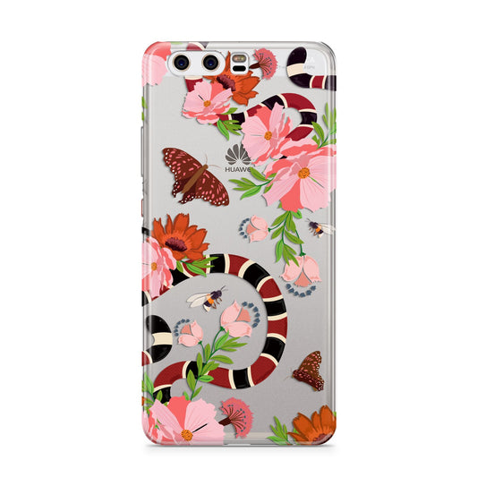 Floral Snake Huawei P10 Phone Case