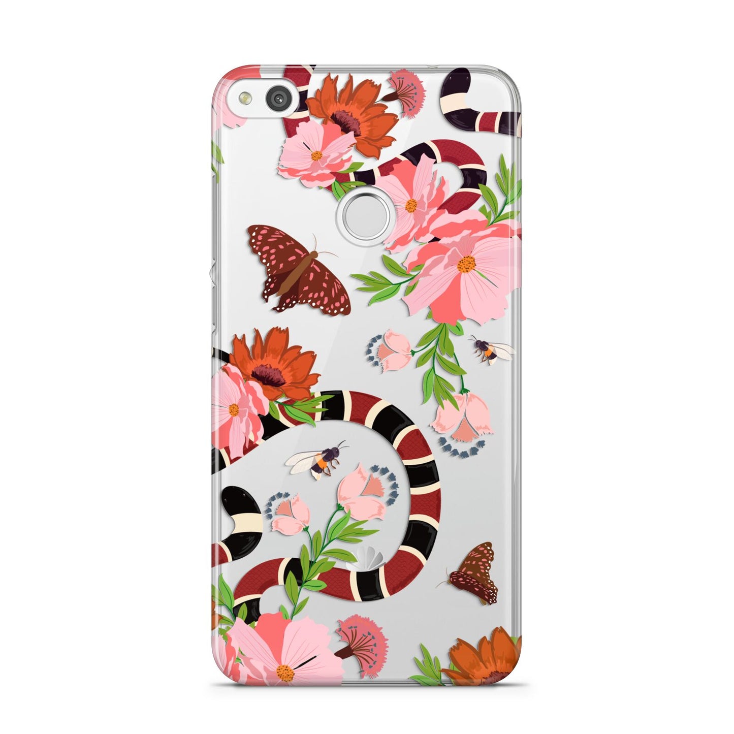Floral Snake Huawei P8 Lite Case