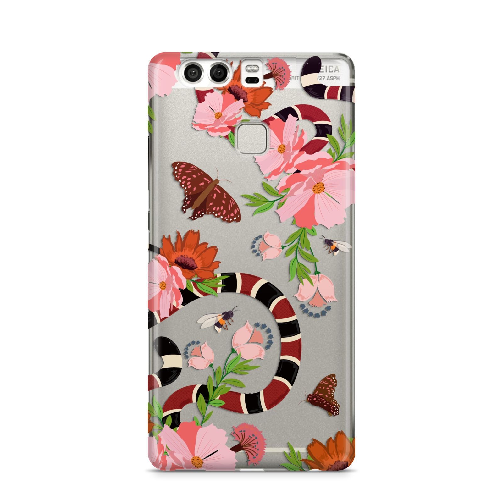 Floral Snake Huawei P9 Case