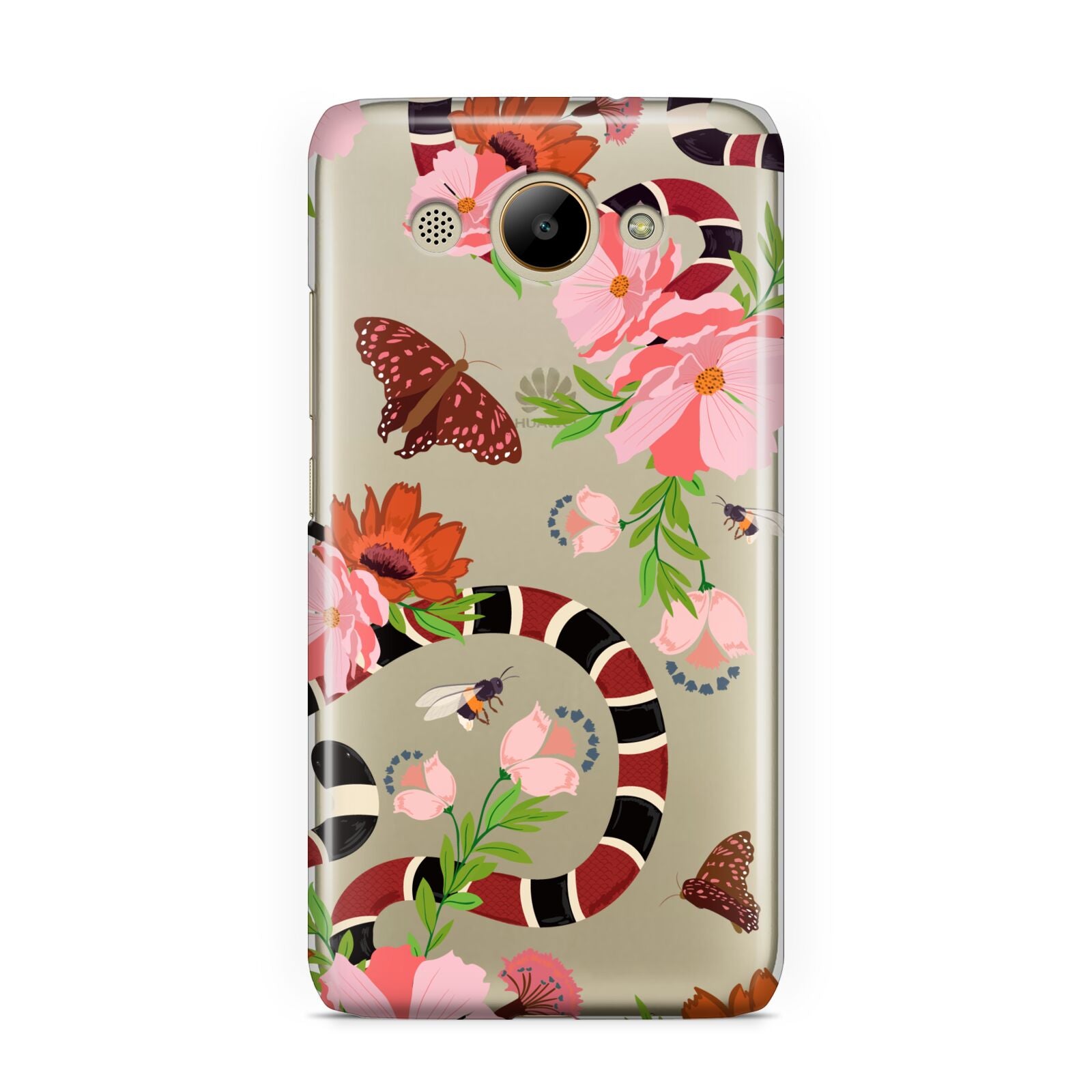 Floral Snake Huawei Y3 2017