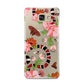 Floral Snake Samsung Galaxy A9 2016 Case on gold phone