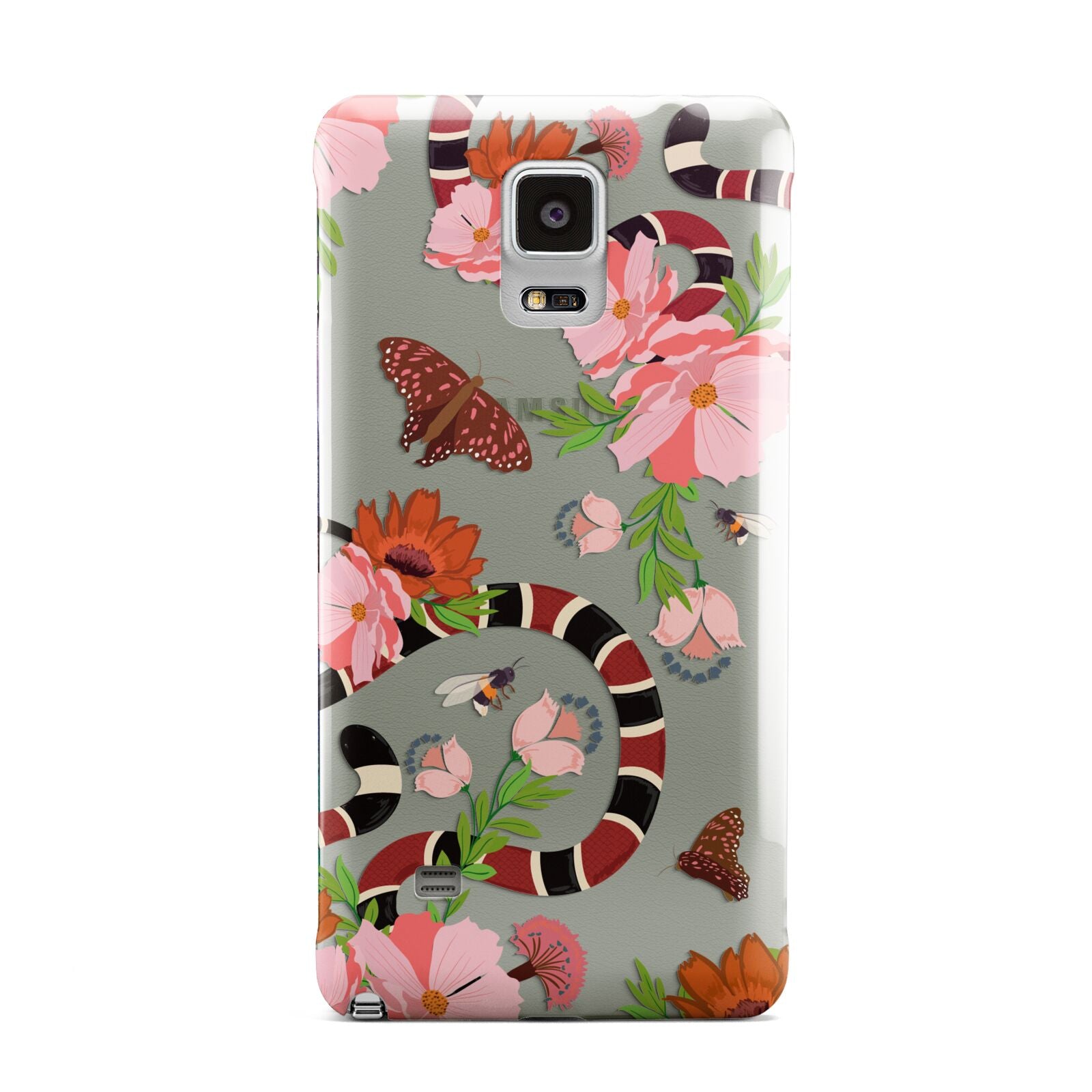 Floral Snake Samsung Galaxy Note 4 Case