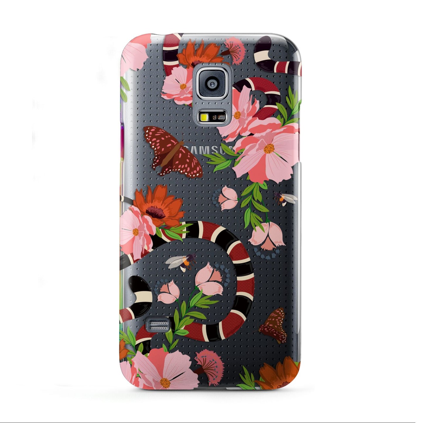 Floral Snake Samsung Galaxy S5 Mini Case