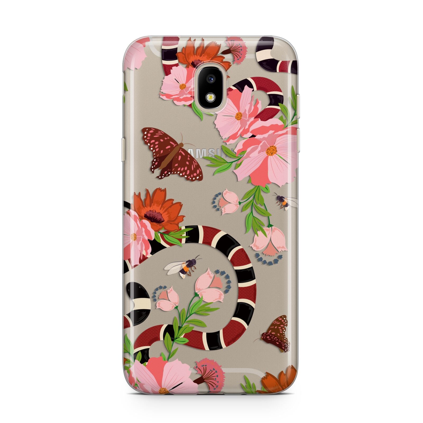 Floral Snake Samsung J5 2017 Case