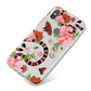 Floral Snake iPhone X Bumper Case on Silver iPhone