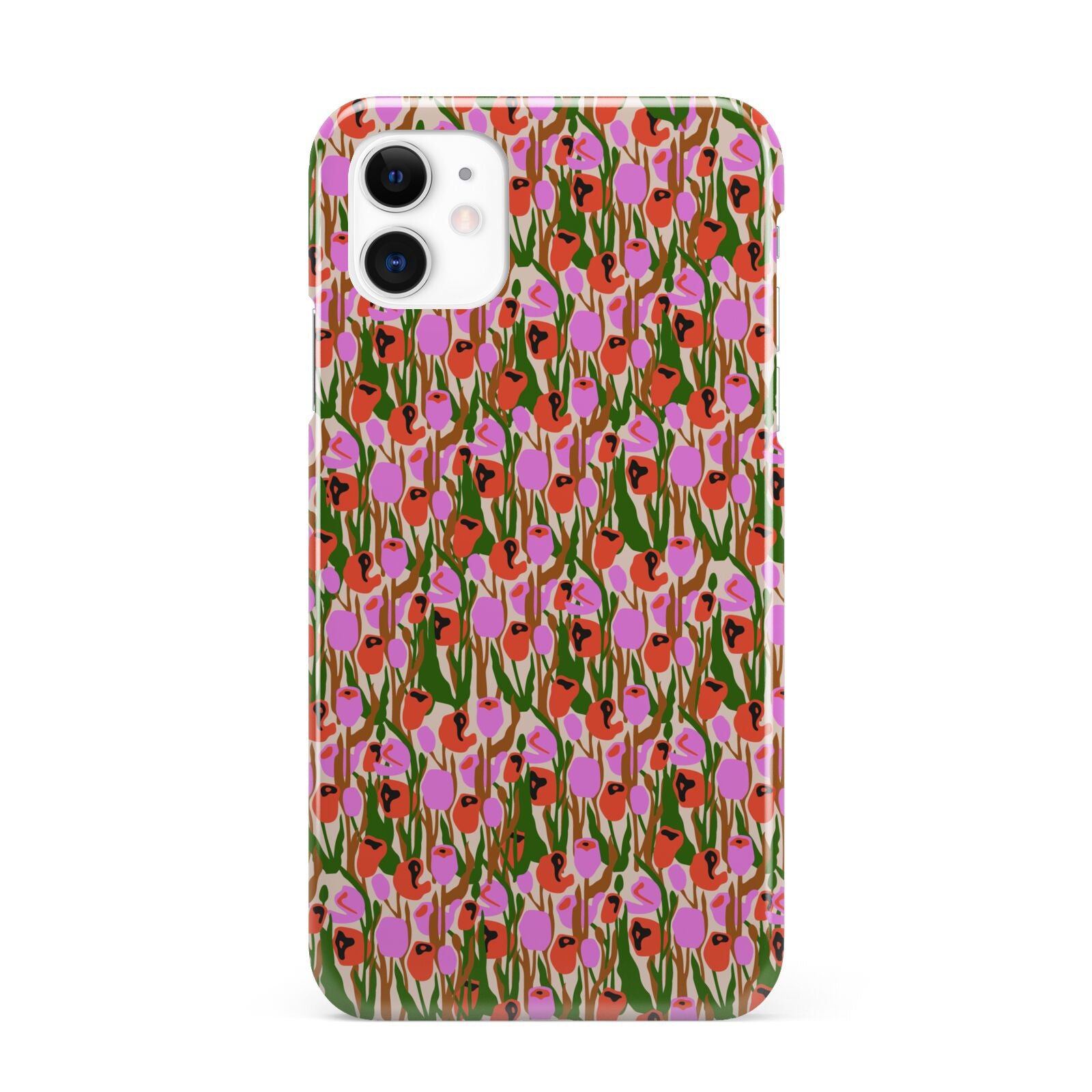 Floral iPhone 11 3D Snap Case