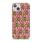 Floral iPhone 13 Clear Bumper Case