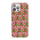 Floral iPhone 13 Pro Max Clear Bumper Case