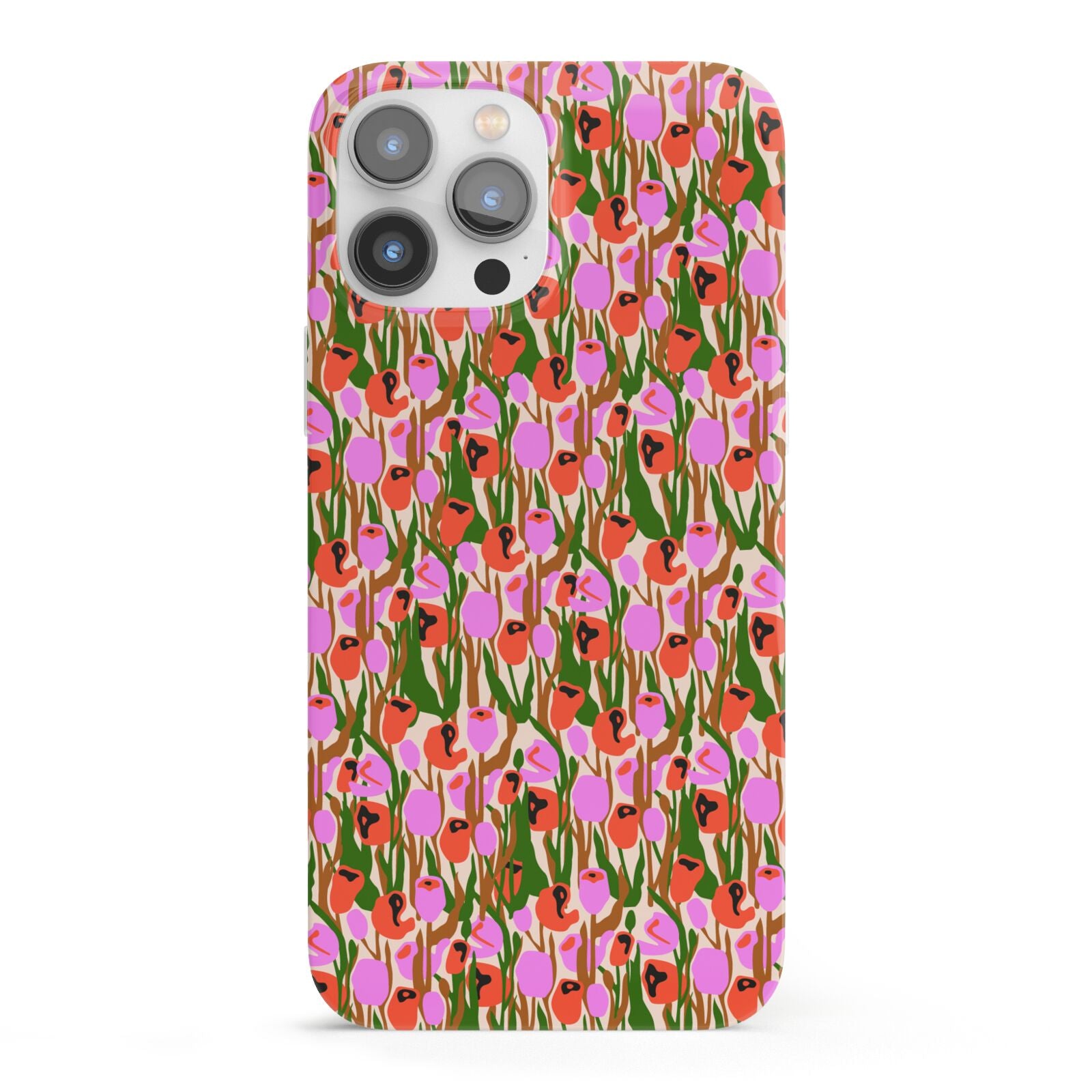 Floral iPhone 13 Pro Max Full Wrap 3D Snap Case