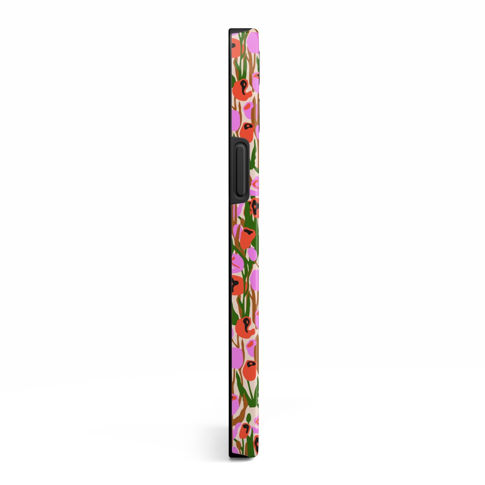 Floral iPhone 13 Pro Max Side Image 3D Tough Case