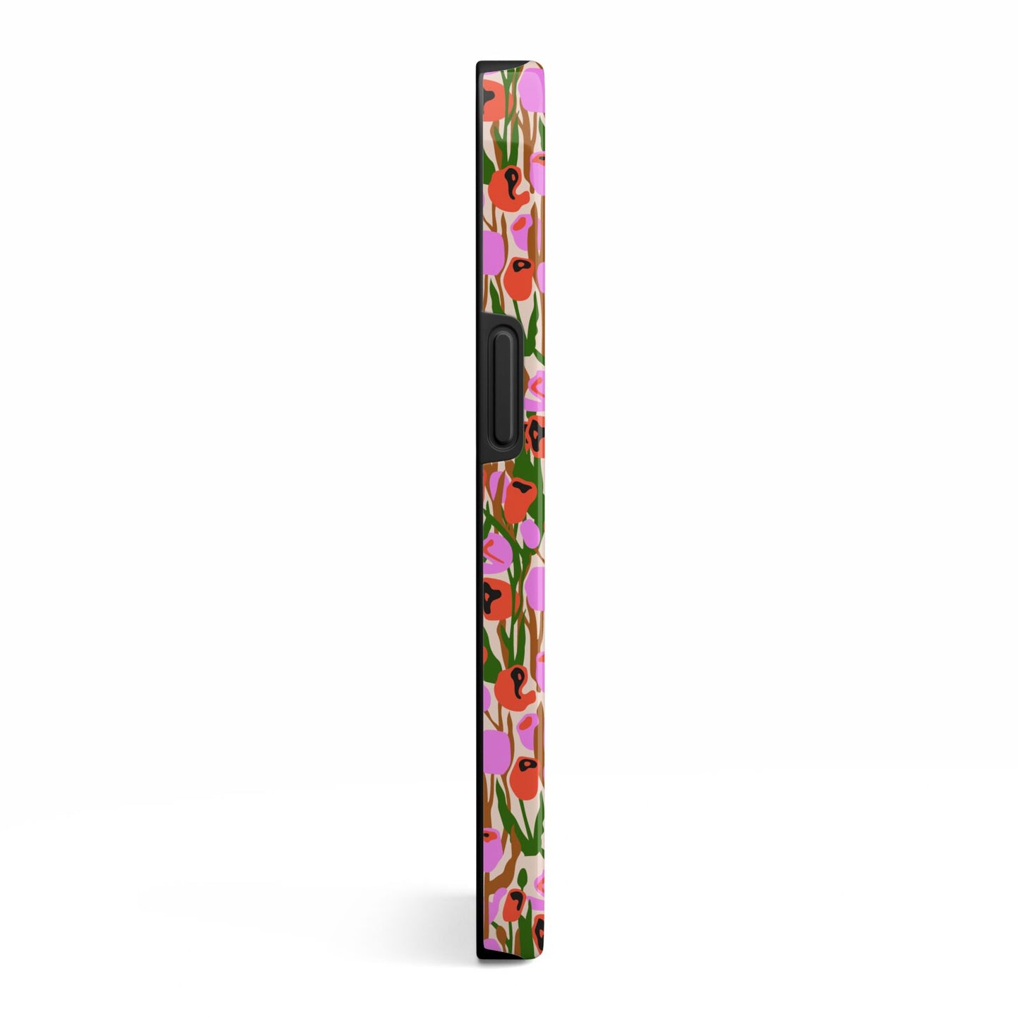 Floral iPhone 13 Side Image 3D Tough Case