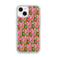 Floral iPhone 14 Glitter Tough Case Starlight