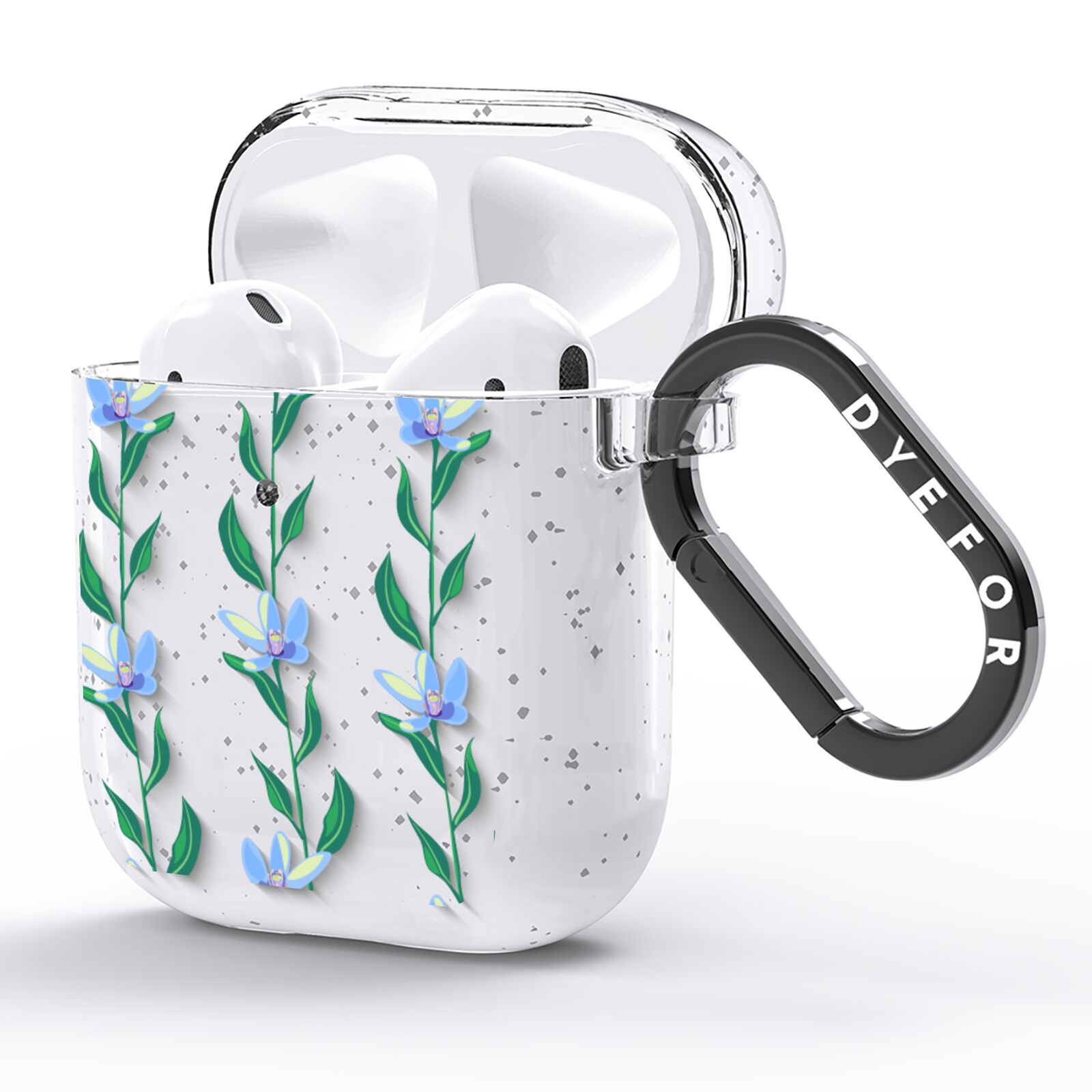Flower Chain AirPods Glitter Case Side Image