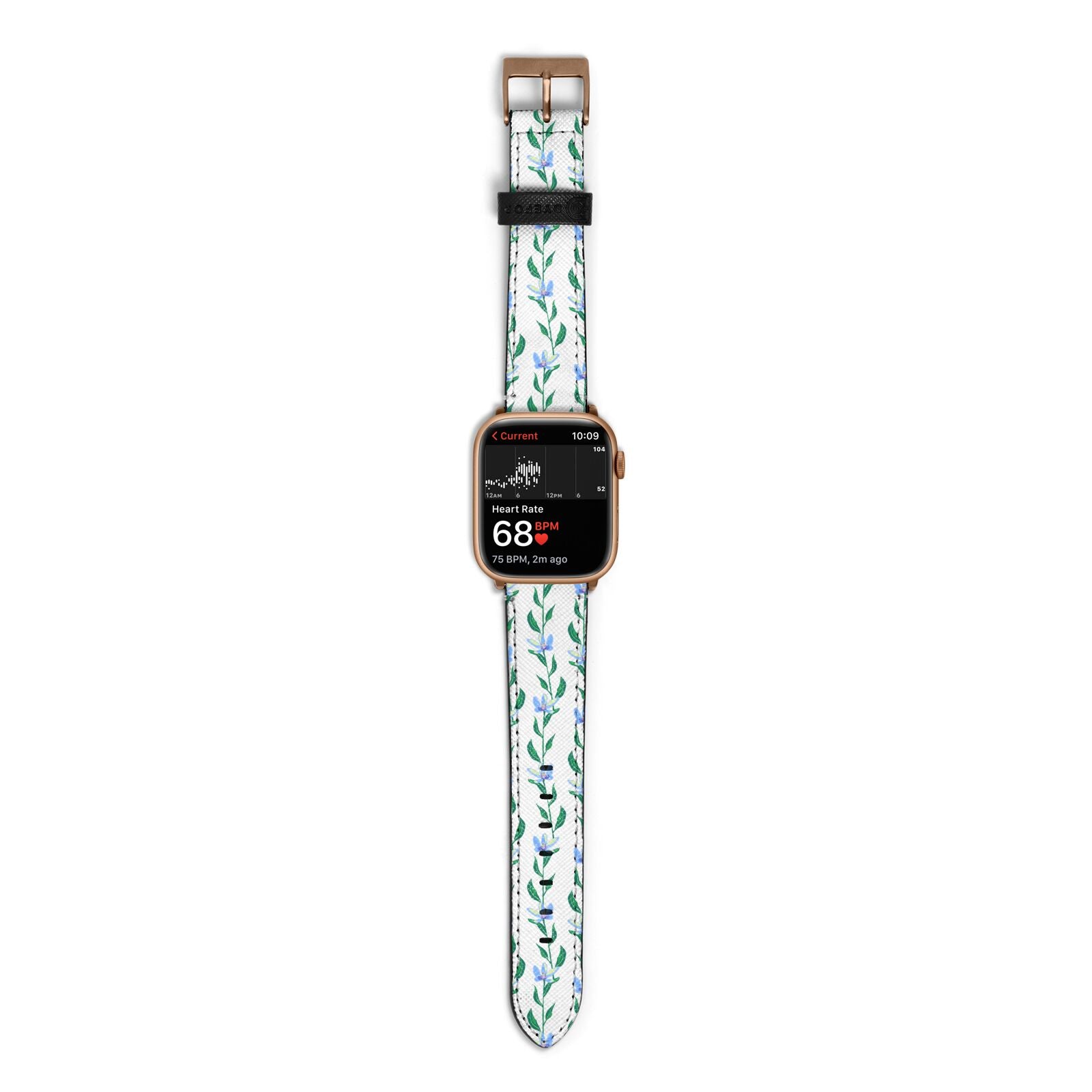 Flower Chain Apple Watch Strap Size 38mm with Gold Hardware
