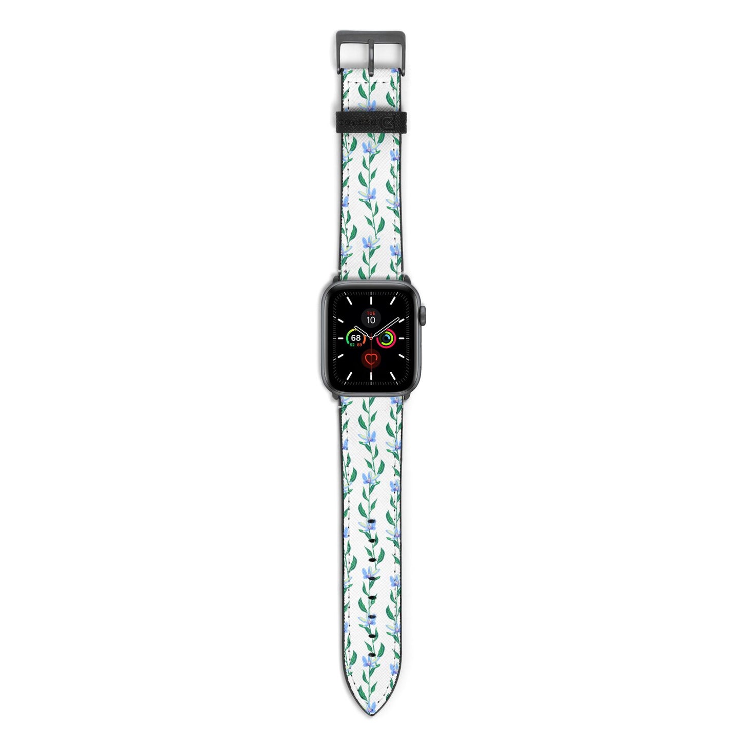 Flower Chain Apple Watch Strap with Space Grey Hardware