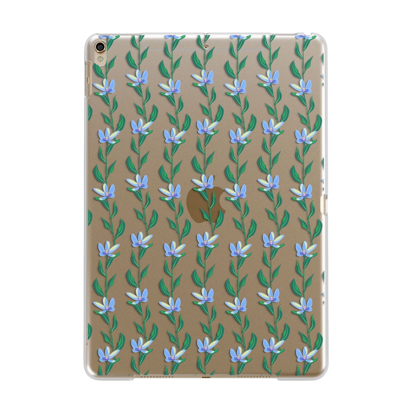 Flower Chain Apple iPad Gold Case