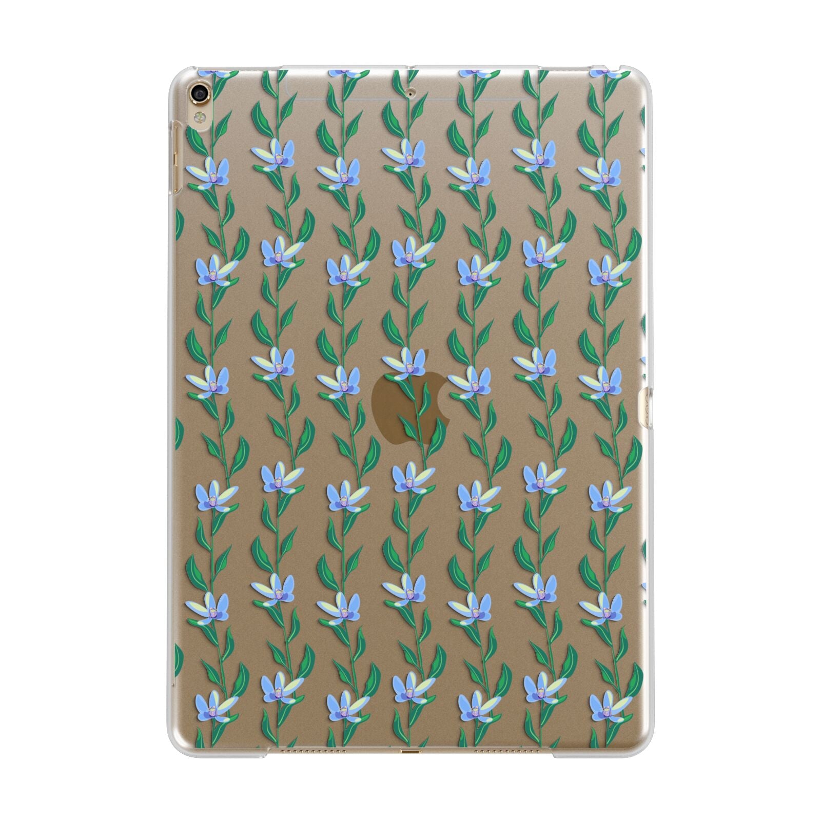 Flower Chain Apple iPad Gold Case