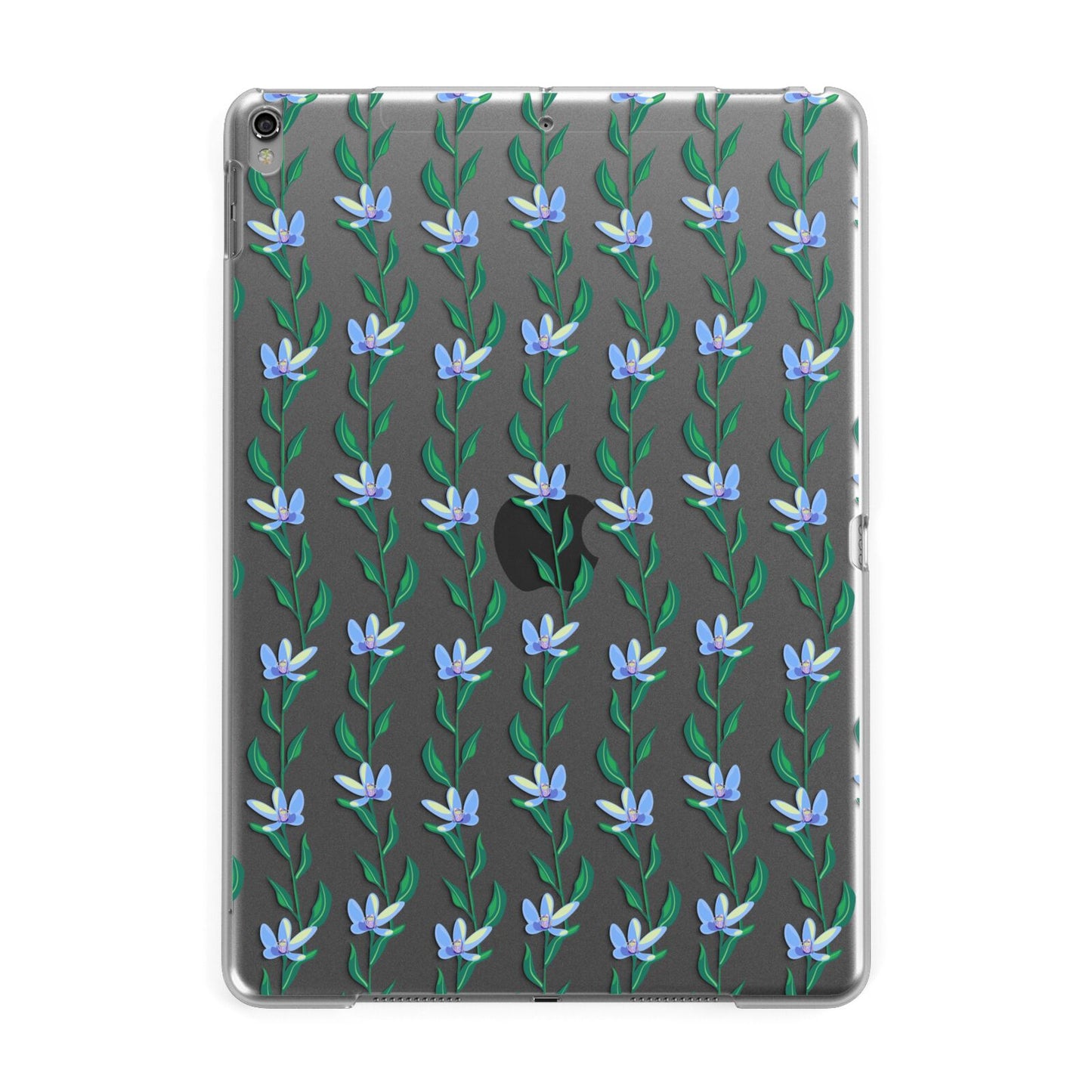 Flower Chain Apple iPad Grey Case