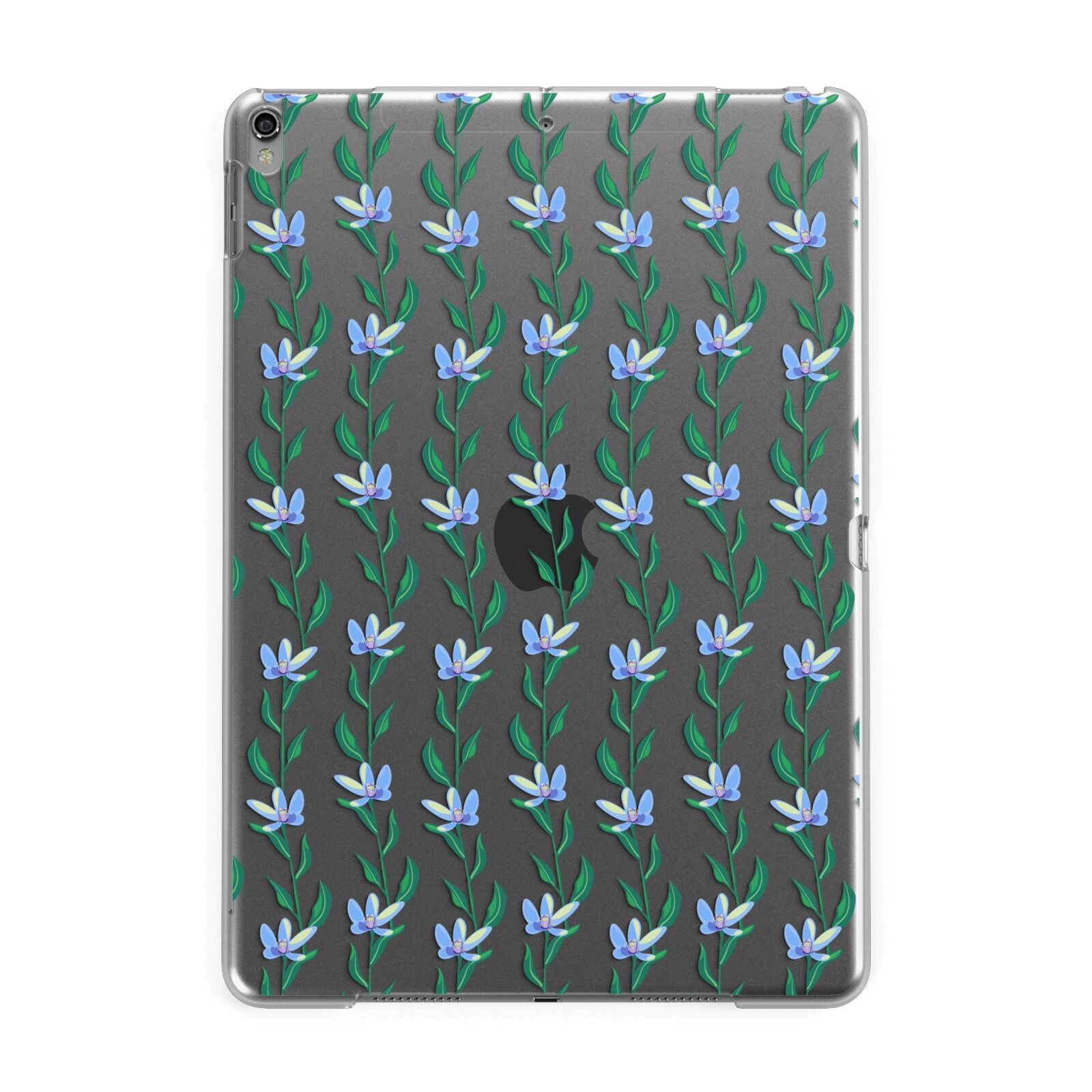 Flower Chain Apple iPad Grey Case