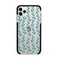 Flower Chain Apple iPhone 11 Pro Max in Silver with Black Impact Case