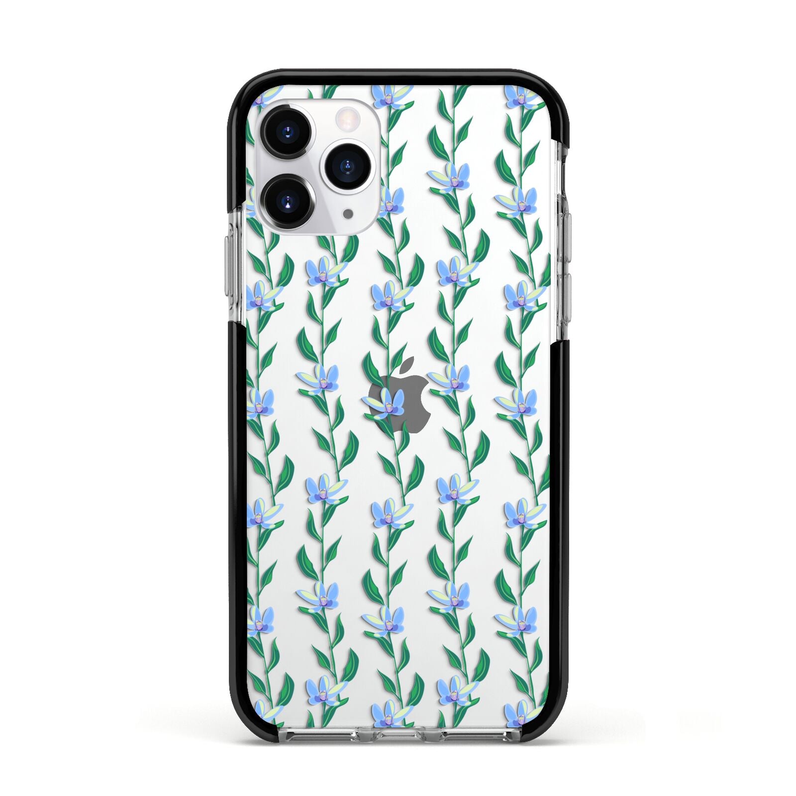 Flower Chain Apple iPhone 11 Pro in Silver with Black Impact Case