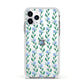 Flower Chain Apple iPhone 11 Pro in Silver with White Impact Case