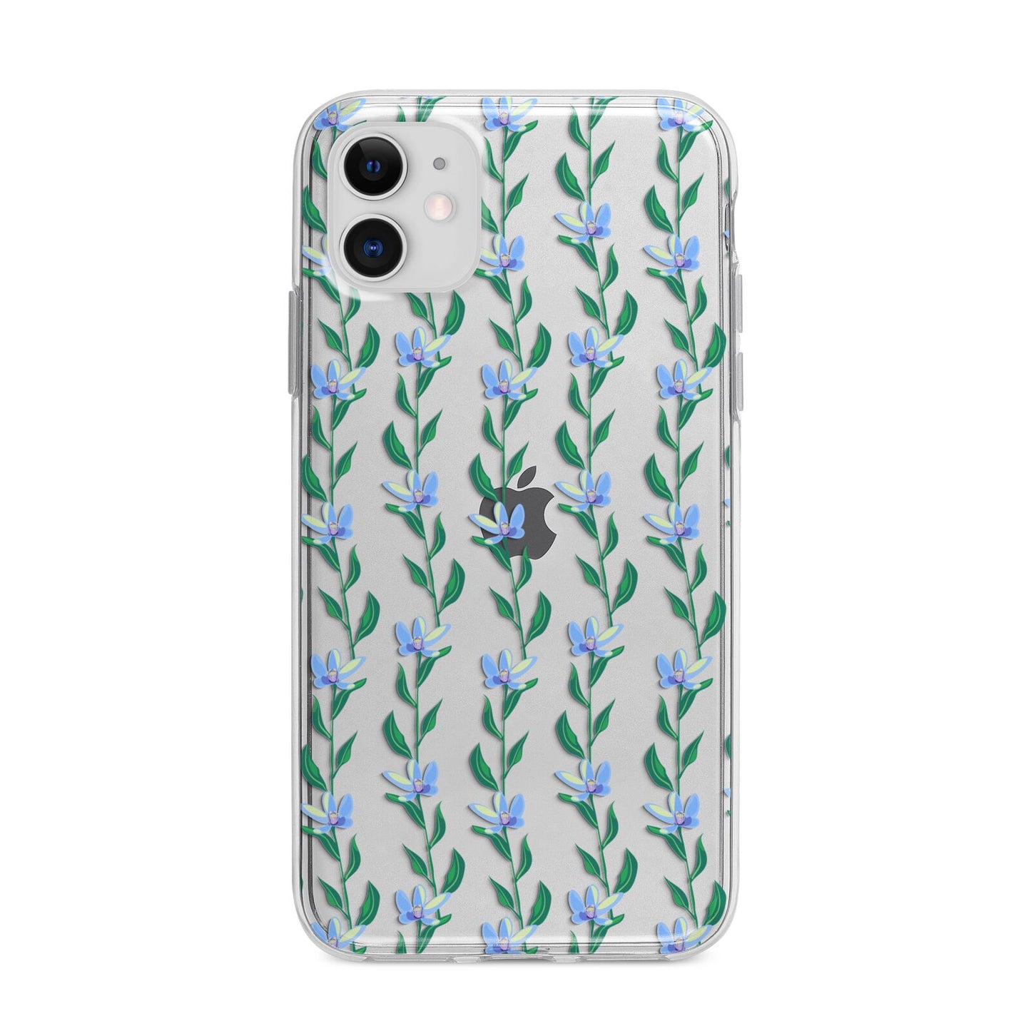 Flower Chain Apple iPhone 11 in White with Bumper Case