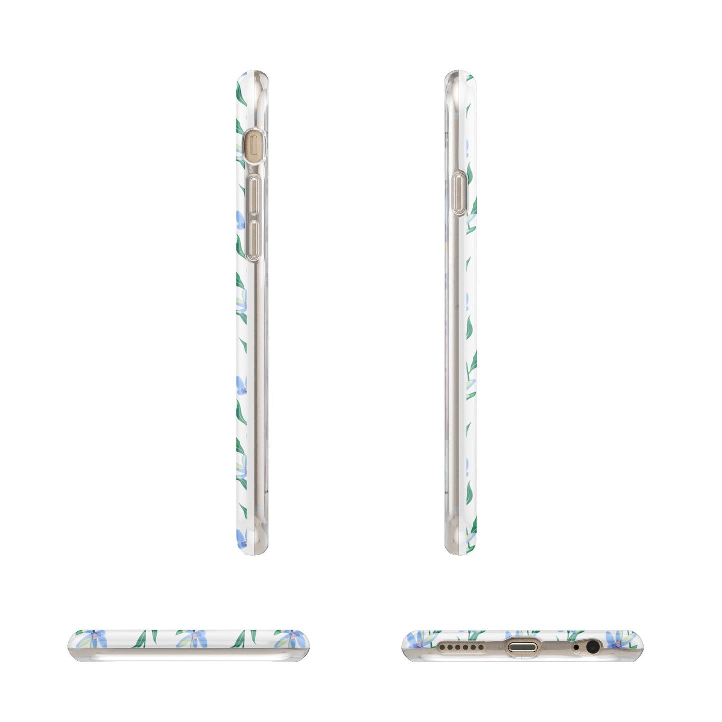 Flower Chain Apple iPhone 6 3D Wrap Tough Case Alternative Image Angles