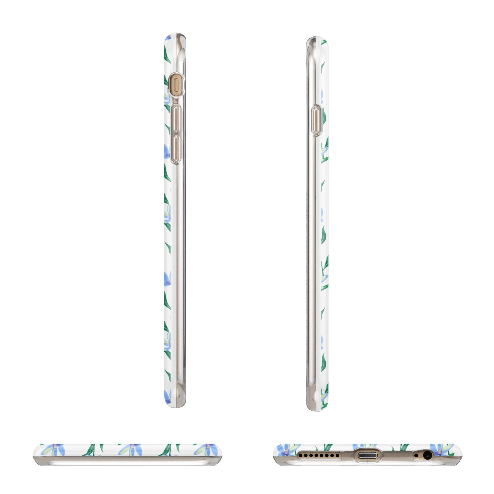 Flower Chain Apple iPhone 6 Plus 3D Wrap Tough Case Alternative Image Angles