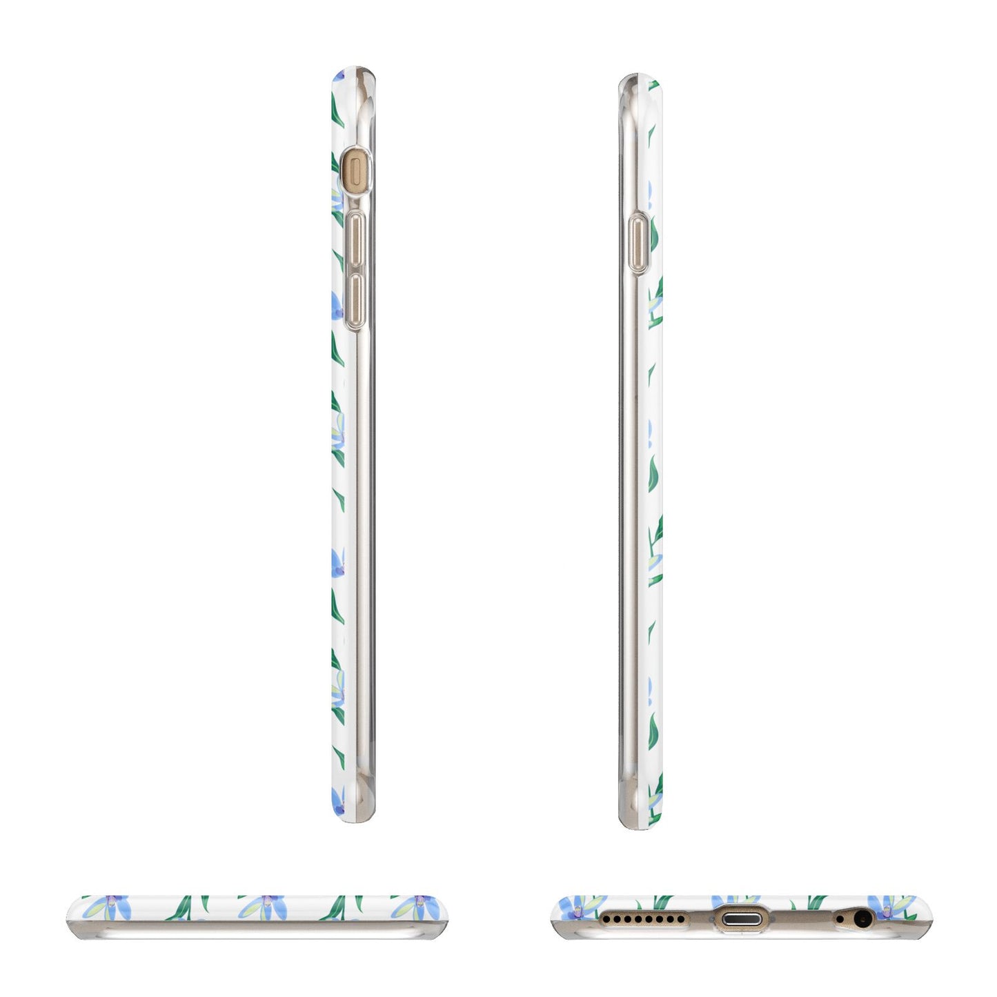 Flower Chain Apple iPhone 6 Plus 3D Wrap Tough Case Alternative Image Angles