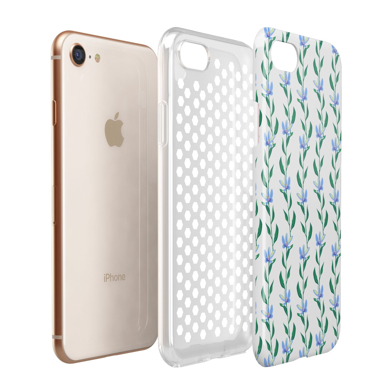 Flower Chain Apple iPhone 7 8 3D Tough Case Expanded View