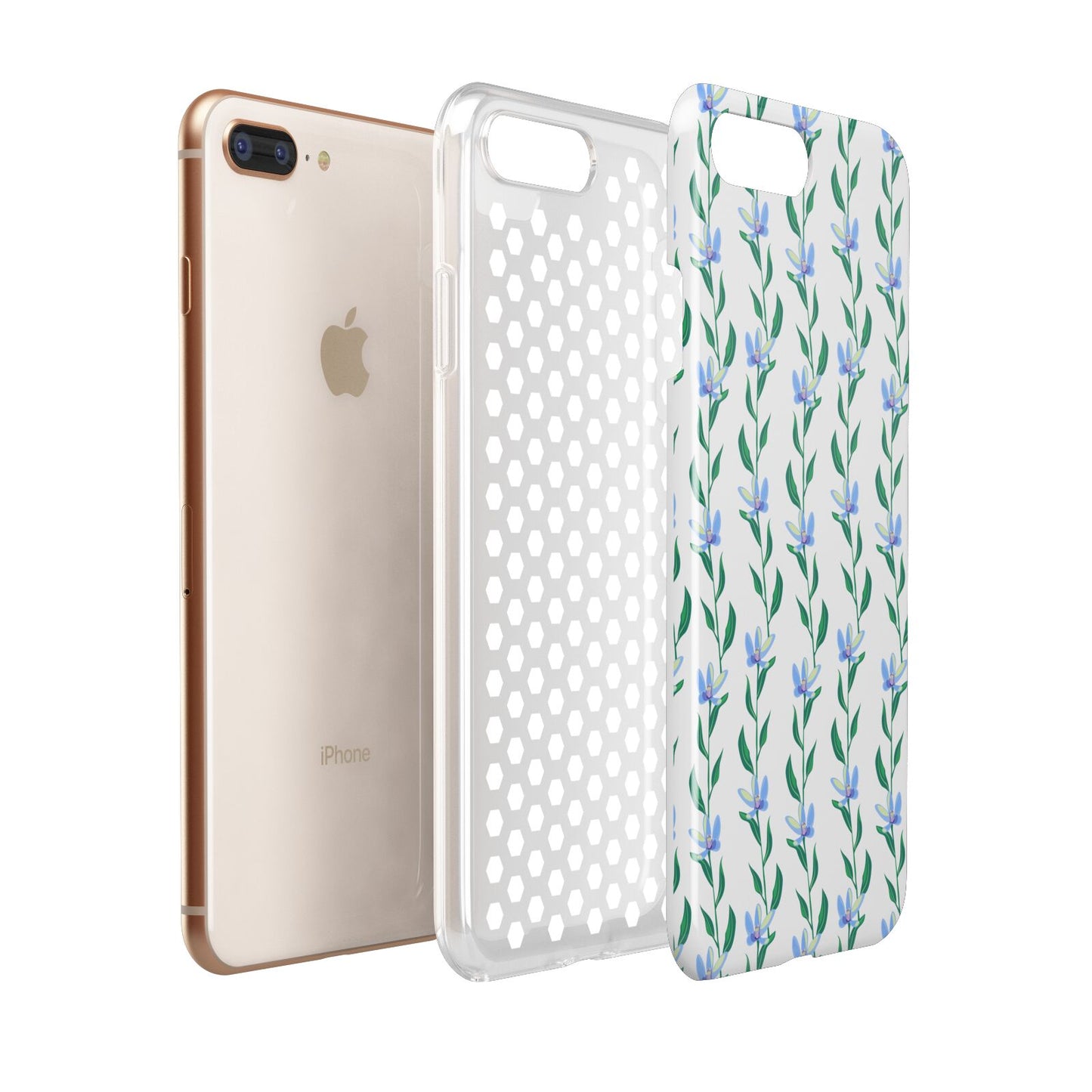 Flower Chain Apple iPhone 7 8 Plus 3D Tough Case Expanded View