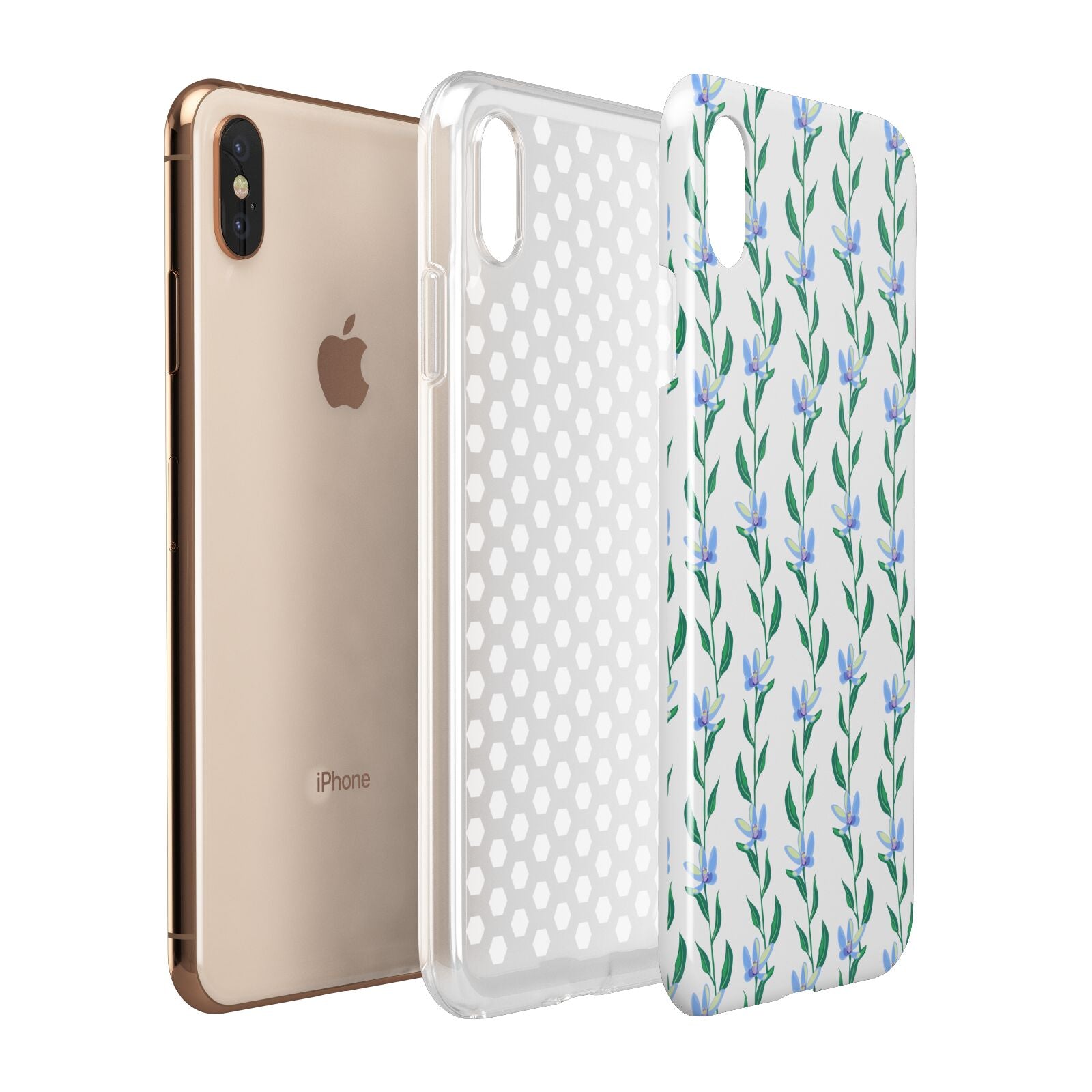 Flower Chain Apple iPhone Xs Max 3D Tough Case Expanded View