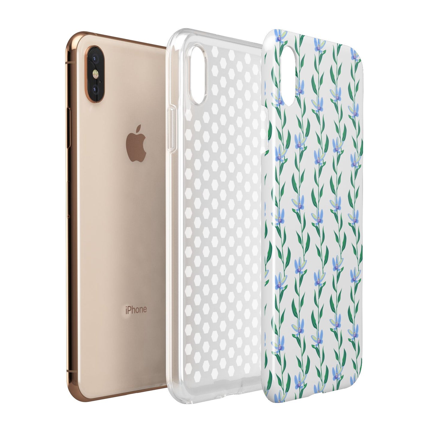 Flower Chain Apple iPhone Xs Max 3D Tough Case Expanded View