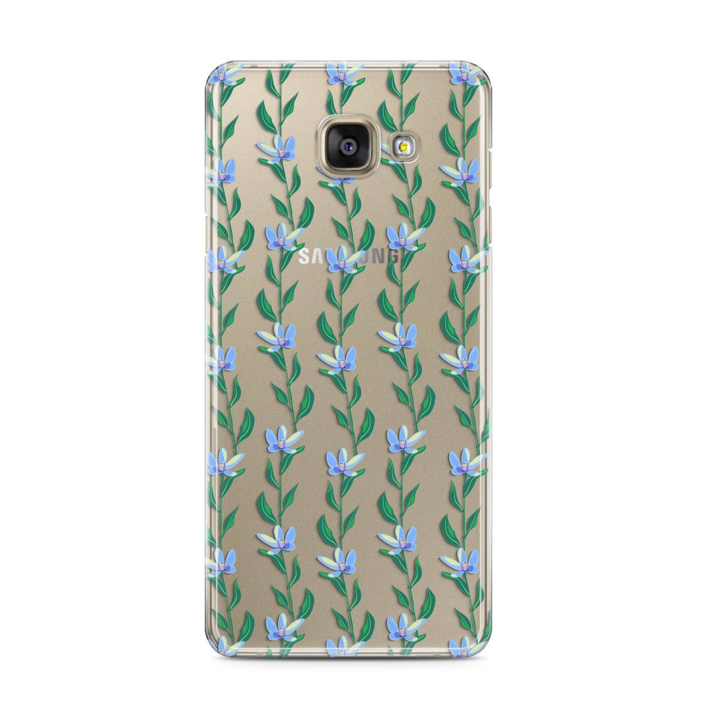 Flower Chain Samsung Galaxy A3 2016 Case on gold phone