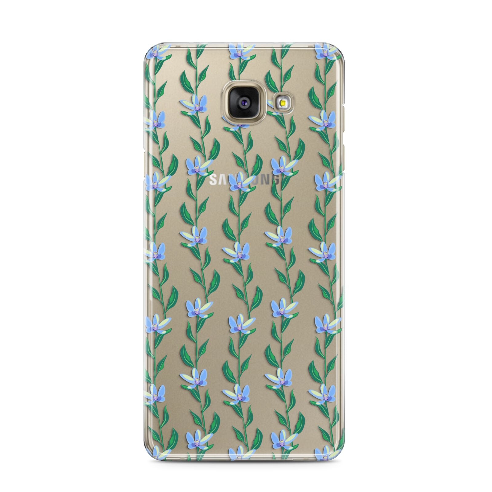 Flower Chain Samsung Galaxy A3 2016 Case on gold phone