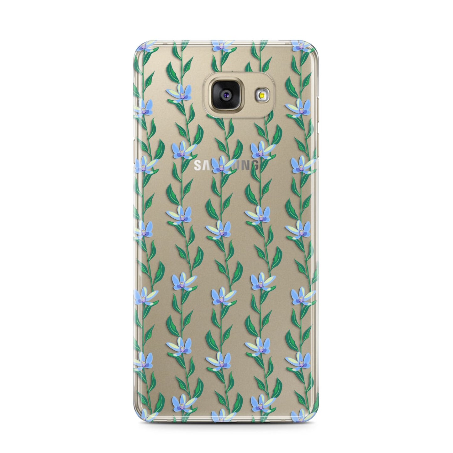 Flower Chain Samsung Galaxy A7 2016 Case on gold phone