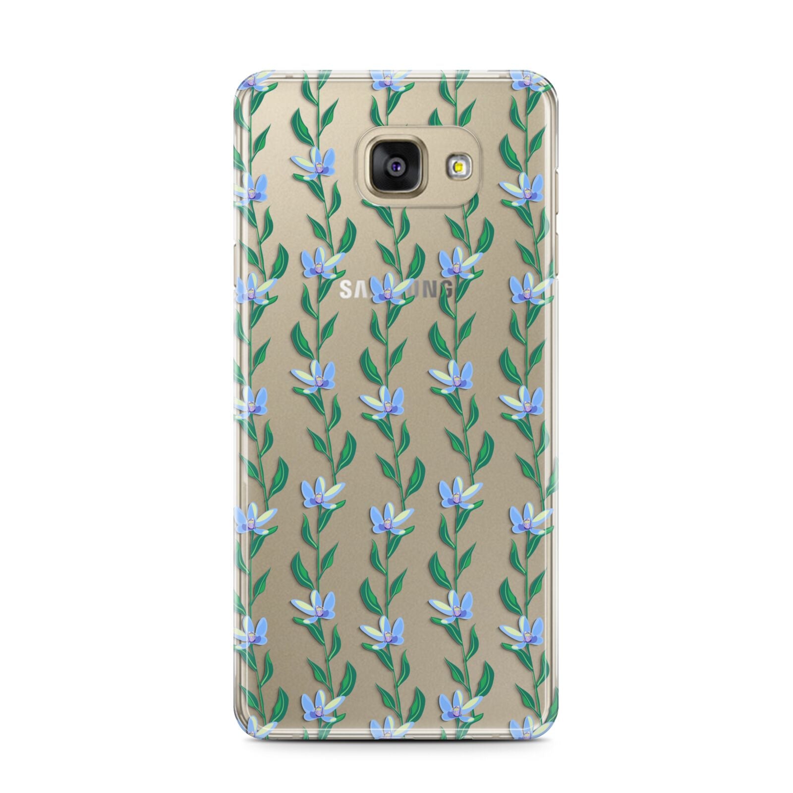 Flower Chain Samsung Galaxy A7 2016 Case on gold phone
