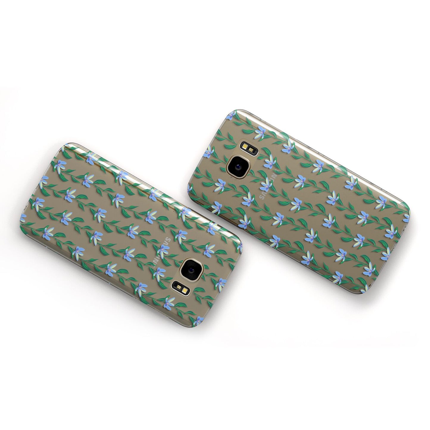 Flower Chain Samsung Galaxy Case Flat Overview